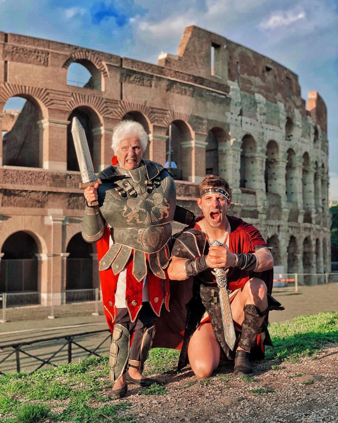 93-Year-Old Grandma & Her Grandson Dress-Up In Ridiculous Outfits, And It’s Brilliant
