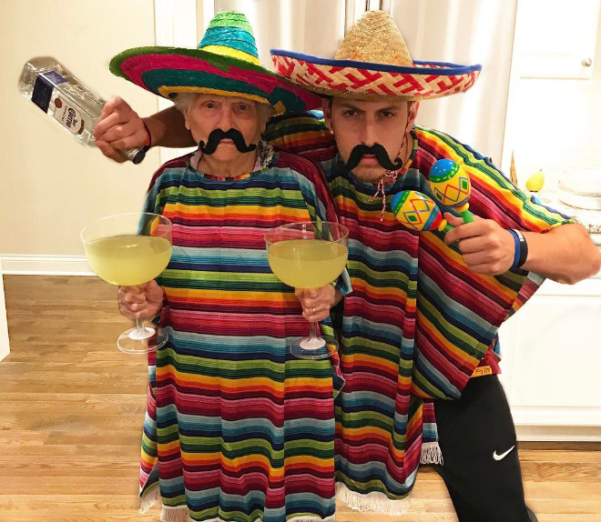 93-Year-Old Grandma & Her Grandson Dress-Up In Ridiculous Outfits, And It’s Brilliant