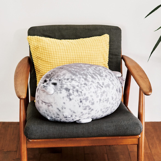 Adorable Round Seal Hugging Pillow Is Taking Over The Internet