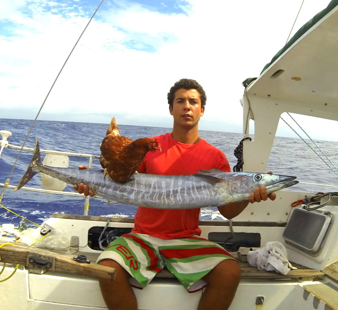 Adventurous Man Sails Around The World With His Pet Chicken