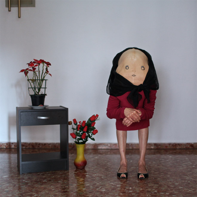 Artist Creates Creepy Creatures by Drawing Faces On People’s Backs