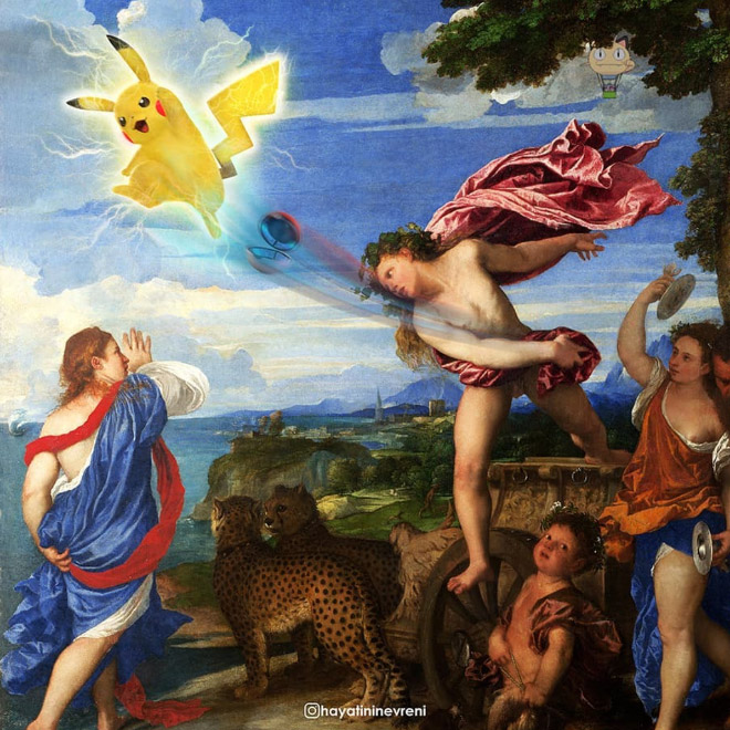 Artist Hilariously Mashes Up Pop Culture With Famous Paintings