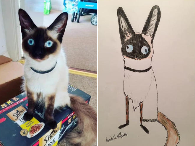 Artist Raises Thousands For Charity With His Hilariously Terrible Pet Portraits
