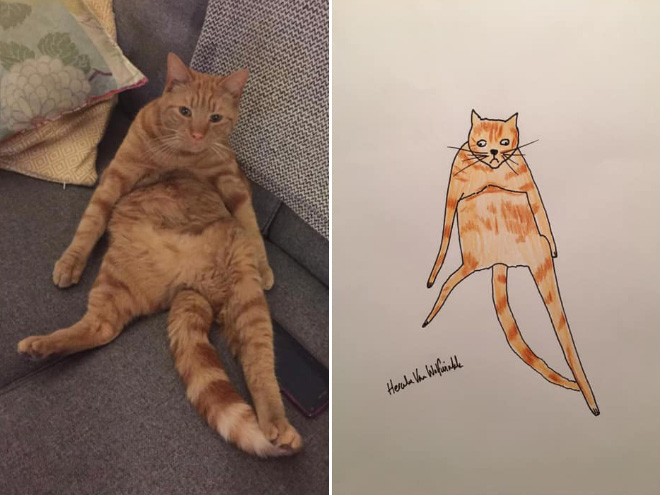 Artist Raises Thousands For Charity With His Hilariously Terrible Pet Portraits