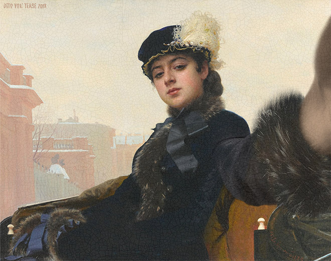 Artist Transforms Famous Paintings Into Selfies