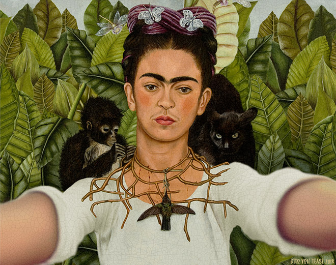 Artist Transforms Famous Paintings Into Selfies
