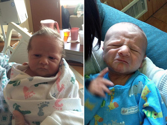Babies That Look Like Middle-Aged Men