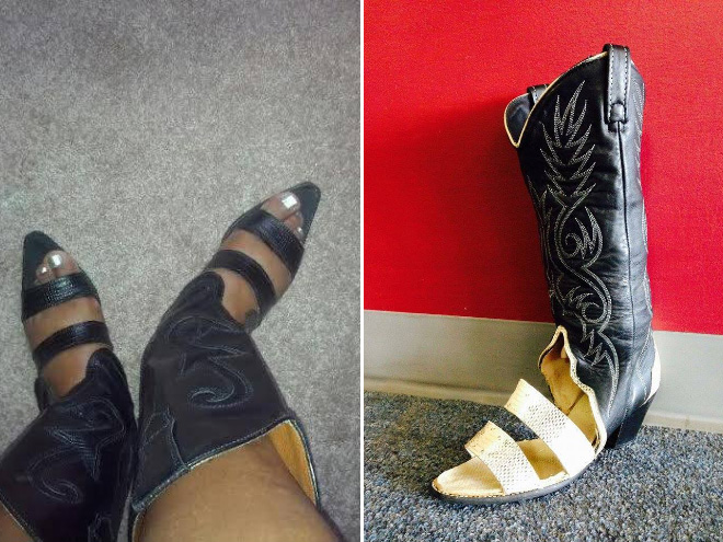 Cowboy Boot Sandals Are Here Just In Time For Summer