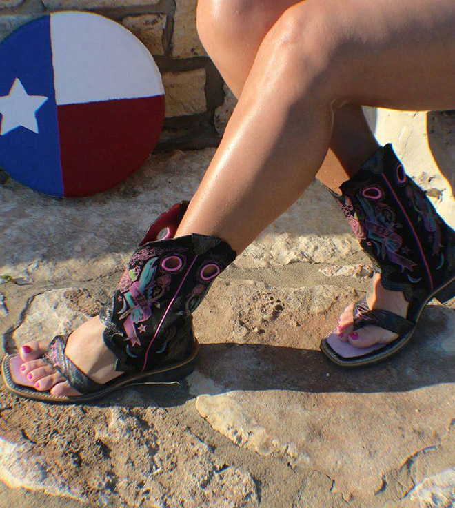 Cowboy Boot Sandals Are Here Just In Time For Summer