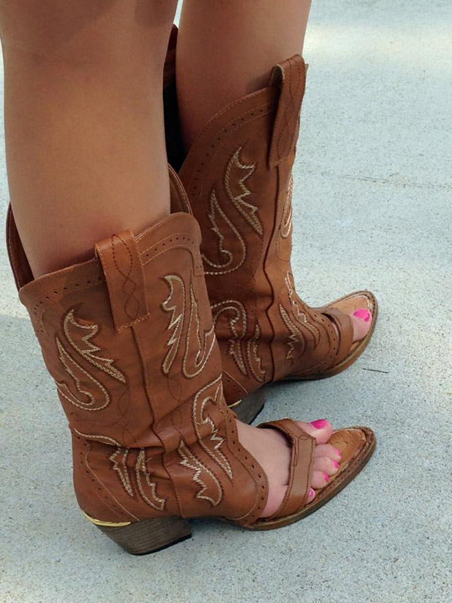 Cowboy Boot Sandals Are Here Just In Time For Summer