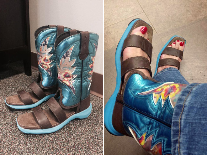 Cowboy Boot Sandals Are Here Just In Time For Summer