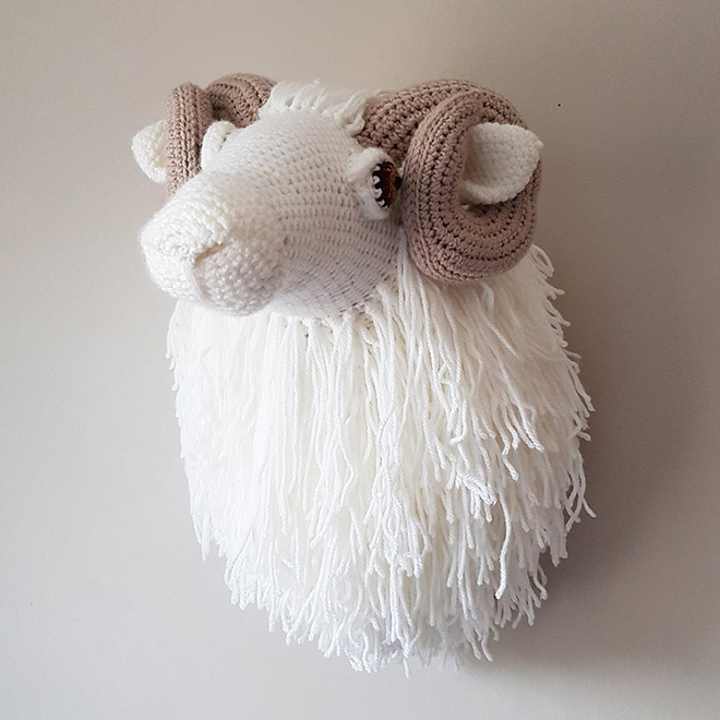 Cute Crochet Taxidermy For Those Who Hate Harming Animals
