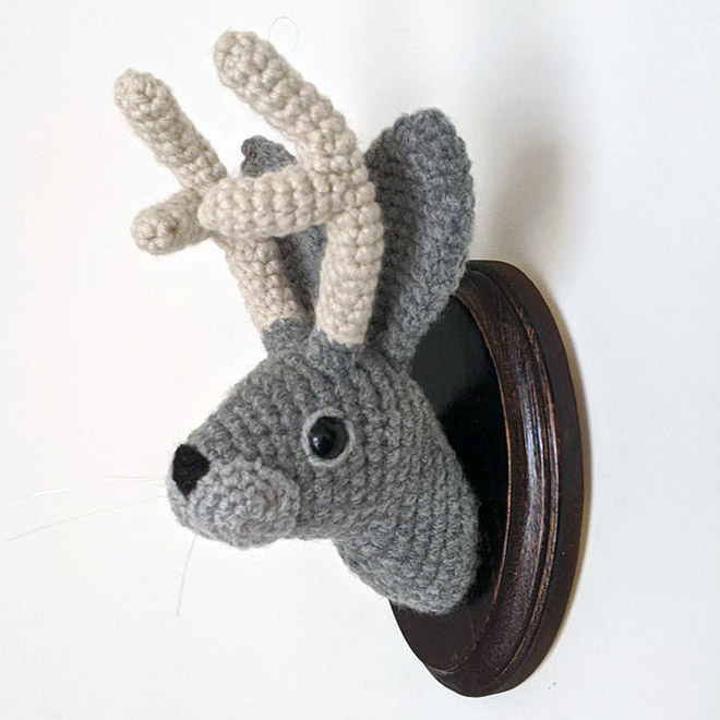 Cute Crochet Taxidermy For Those Who Hate Harming Animals