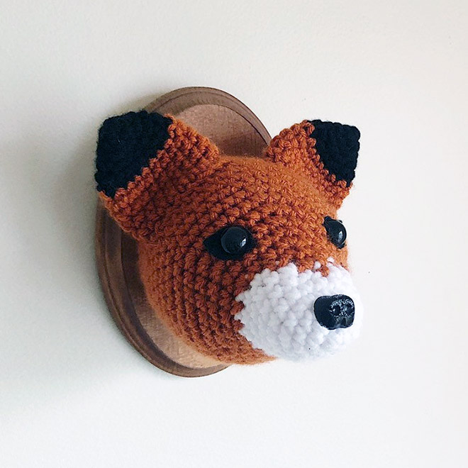 Cute Crochet Taxidermy For Those Who Hate Harming Animals