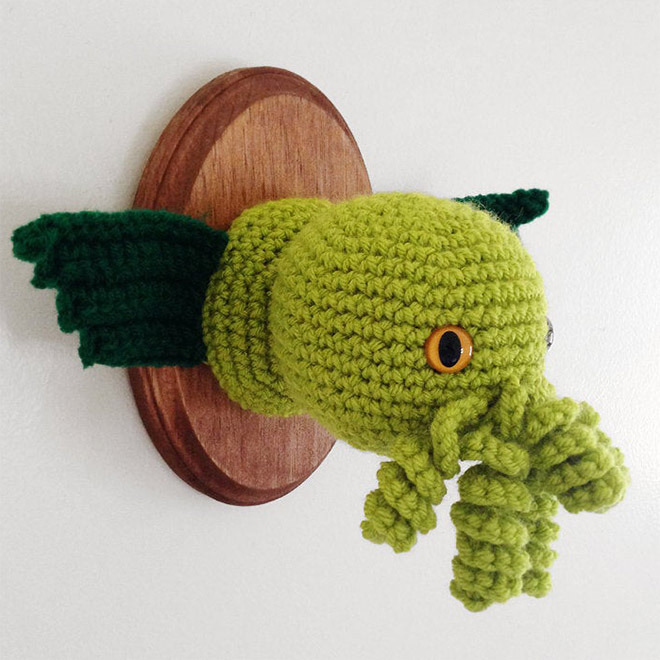 Cute Crochet Taxidermy For Those Who Hate Harming Animals