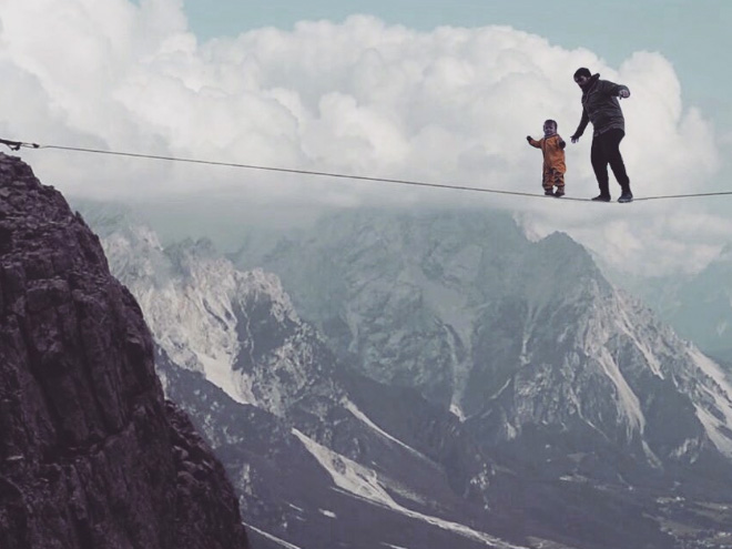 Dad Photoshops Baby Into Dangerous Situations To Freak Out Relatives
