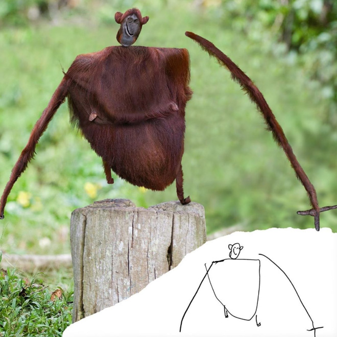 Dad Spends Quarantine Recreating Son’s Drawings Into Hilarious Real-Life Counterparts