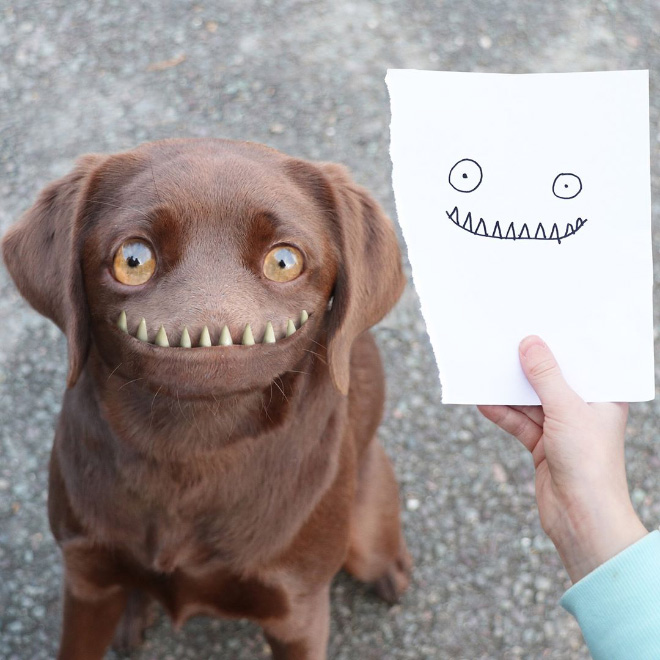 Dad Spends Quarantine Recreating Son’s Drawings Into Hilarious Real-Life Counterparts