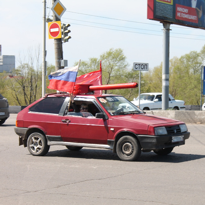 For Some Strange Reason Russians Love To Turn Their Cars Into Tanks
