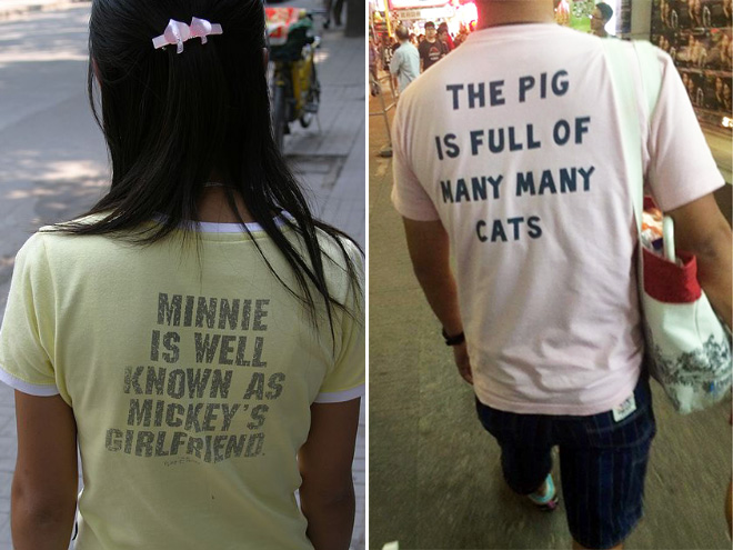 Foreigner Living In China Documents Their Funny Shirts