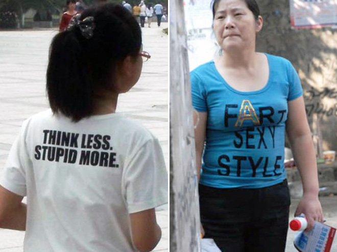 Foreigner Living In China Documents Their Funny Shirts