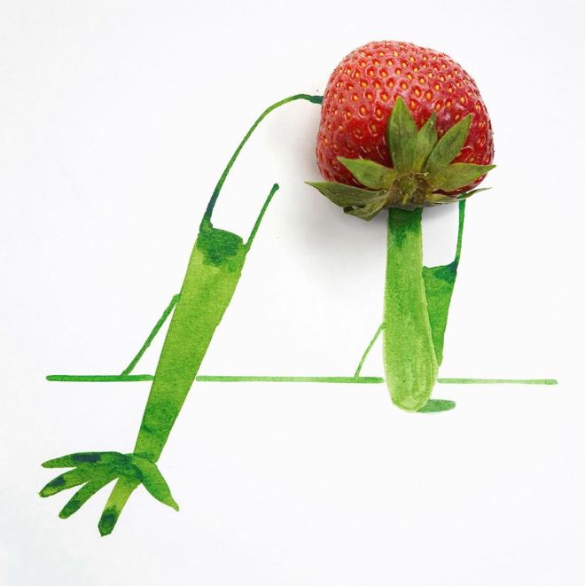Funny And Creative Drawings Completed Using Everyday Objects