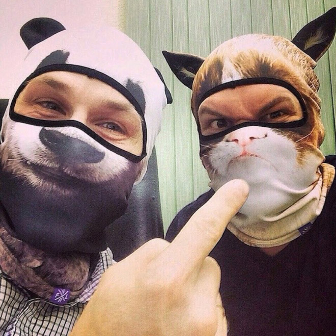 Funny Ultra-Realistic Animal Face Ski Masks