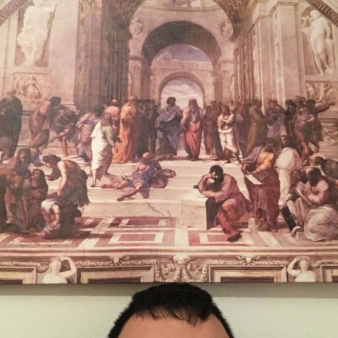 Greek Man Has Been Posting Photos of His Forehead On Instagram For The Last Six Years
