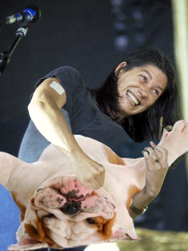 Guitars Replaced With Dogs