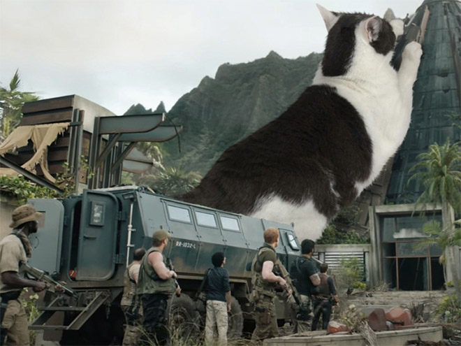 Jurassic Park Dinosaurs Replaced With Cats