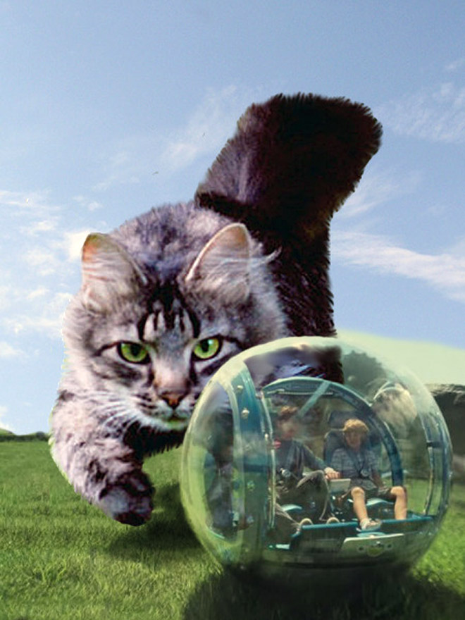Jurassic Park Dinosaurs Replaced With Cats
