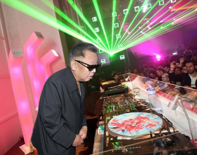 Kim Jong-il Droppin’ the Bass