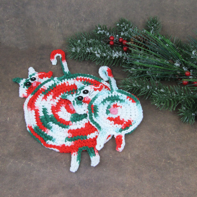 Latest Etsy Trend: Crocheted Cat Butt Coasters