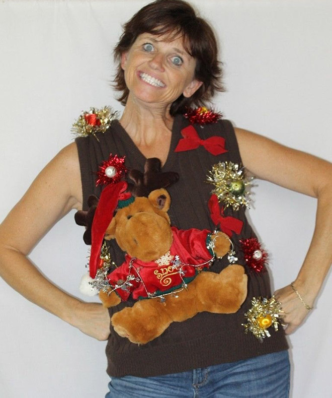 Meet Deb: She Creates The Ugliest Christmas Sweaters Ever