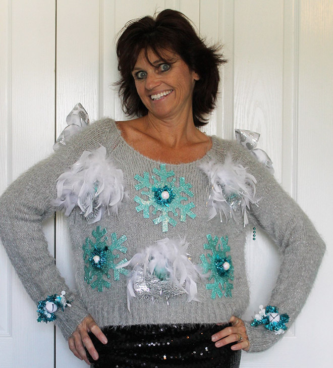 Meet Deb: She Creates The Ugliest Christmas Sweaters Ever