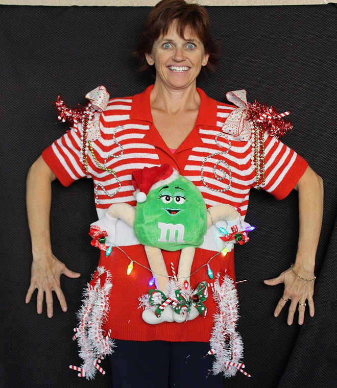 Meet Deb: She Creates The Ugliest Christmas Sweaters Ever