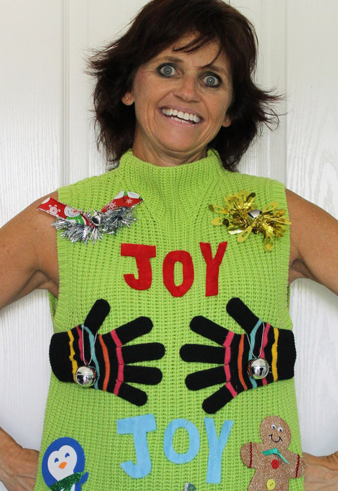 Meet Deb: She Creates The Ugliest Christmas Sweaters Ever
