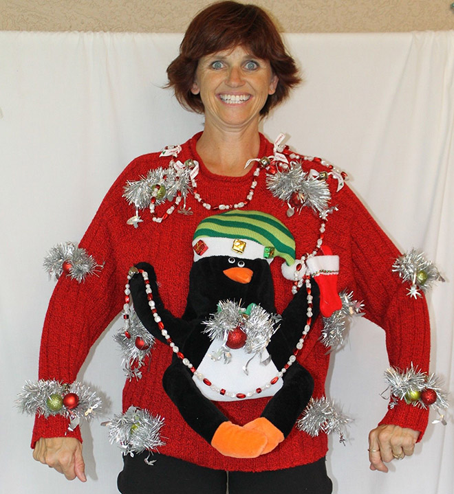 Meet Deb: She Creates The Ugliest Christmas Sweaters Ever