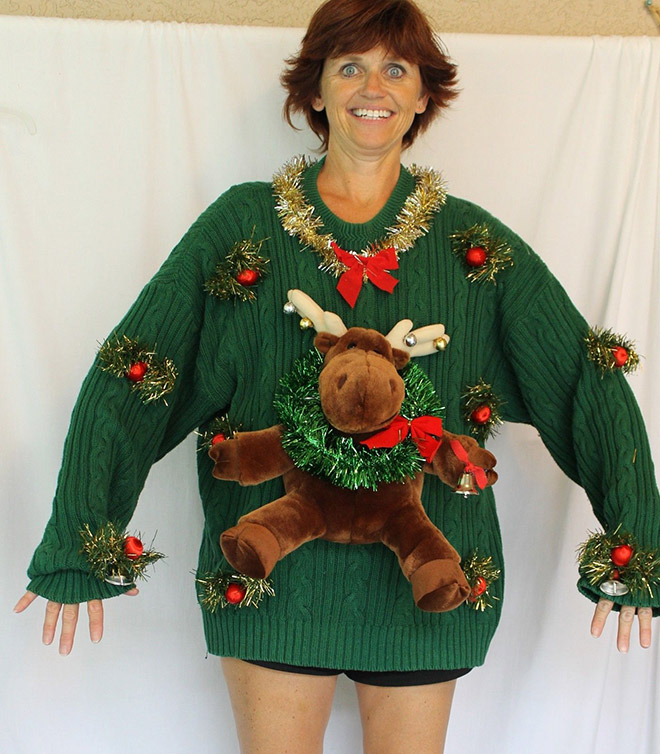 Meet Deb: She Creates The Ugliest Christmas Sweaters Ever