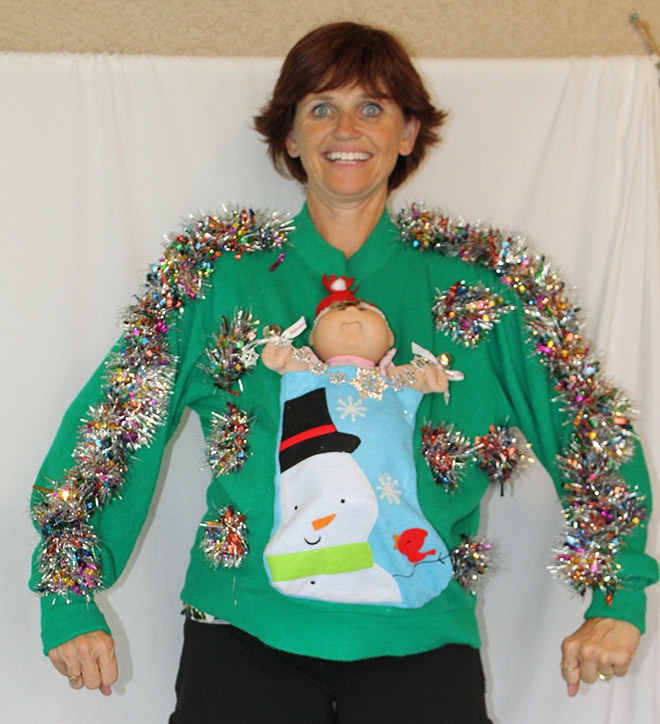 Meet Deb: She Creates The Ugliest Christmas Sweaters Ever