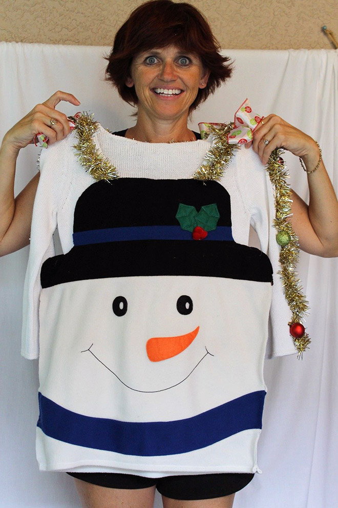 Meet Deb: She Creates The Ugliest Christmas Sweaters Ever