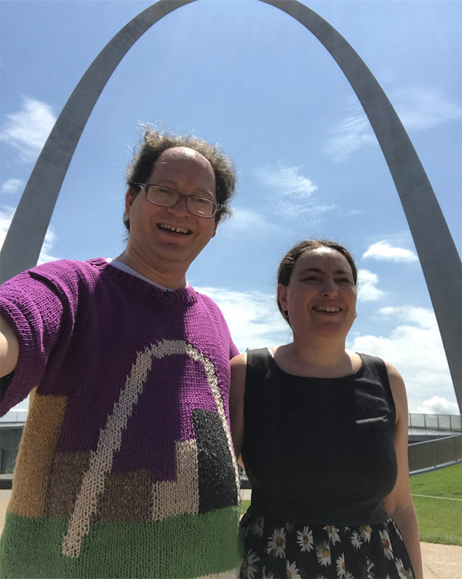 Meet Sam Barsky: He Makes Matching Sweaters Of Places He Visits