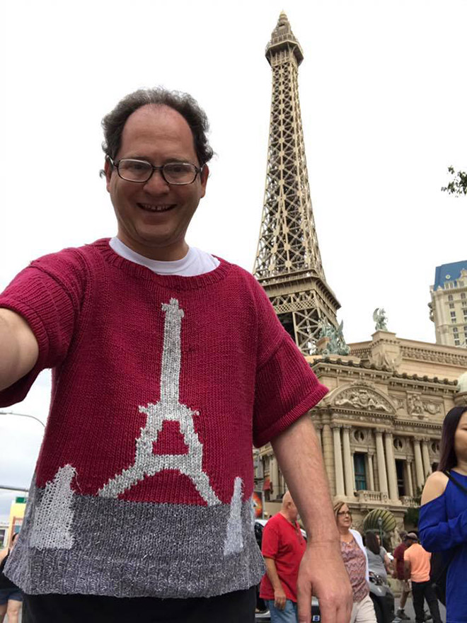 Meet Sam Barsky: He Makes Matching Sweaters Of Places He Visits