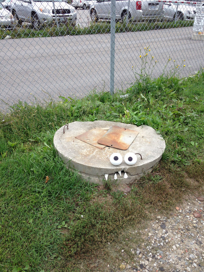 Monsters are Everywhere (Funny Street Art)