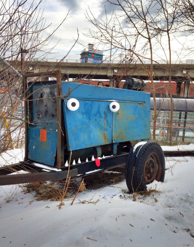 Monsters are Everywhere (Funny Street Art)
