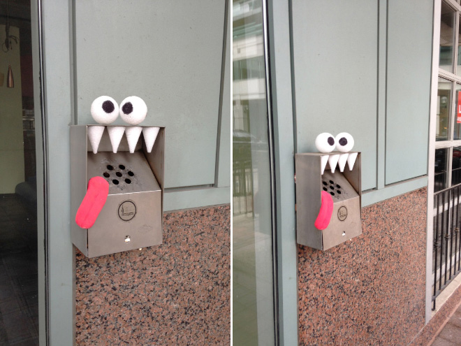 Monsters are Everywhere (Funny Street Art)