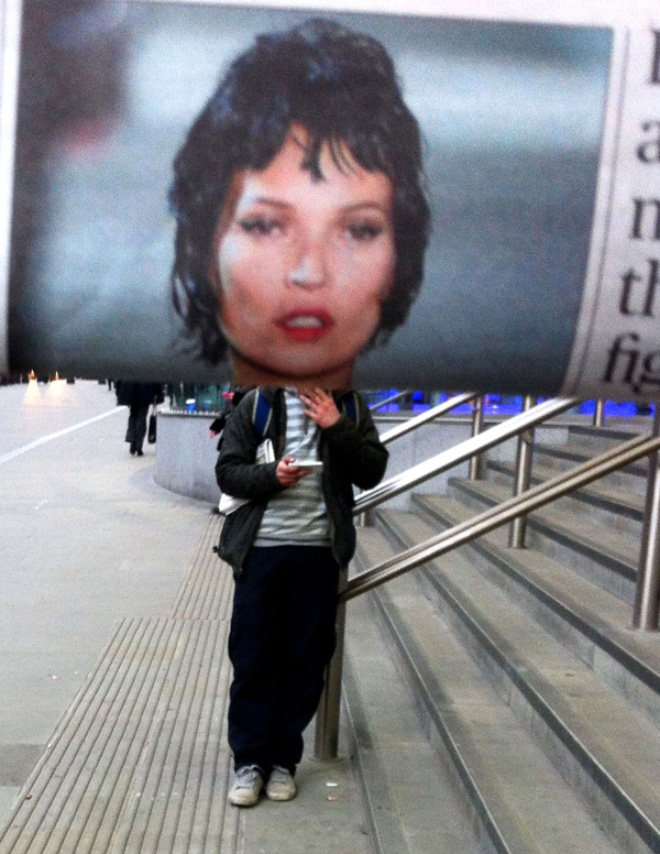 Newspaper Photobombs