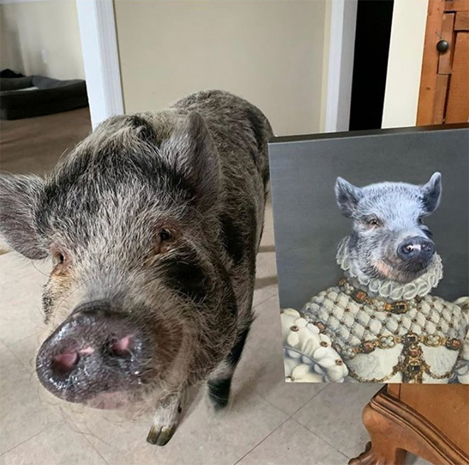 People Are Creating Royal Portraits Of Their Pets