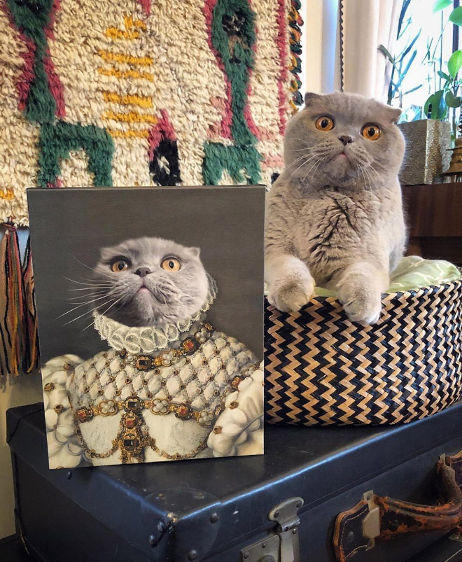People Are Creating Royal Portraits Of Their Pets