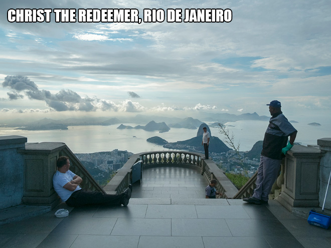 Photographer Visits Famous Landmarks, Faces The Wrong Direction